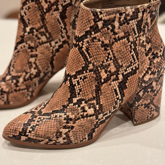 Steve Madden Snakeskin Booties - Picture 7 of 8